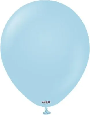Zdjęcie produktu dla Balony Kalisan Macaron Blue, niebieski, 13 cm, 100 szt.