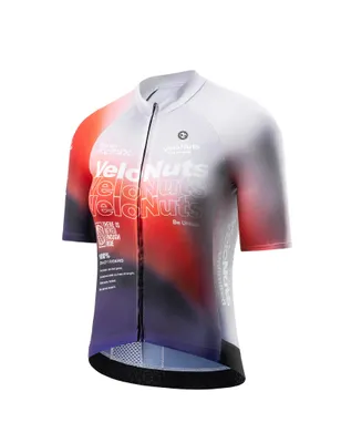 Obrázok produktu pre VeloNuts, dámske cyklistické tričko s krátkym rukávom, letné, ultra krátke, priedušné, s sieťovinou na chrbte, vhodné pre cestné bicykle a horské bicykle, červeno-biele, veľkosť L (EÚ)