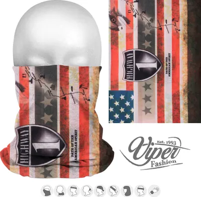 Produktbild von Multifunktionstuch 9 - Gesichtsmaske Schlauchschal Mund Nase Maske Halstuch US Flagge