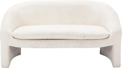 Produktbild von 2-Sitzer-Sofa aus cremefarbenem Kord - OSSANA