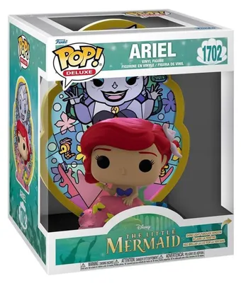 Zdjęcie produktu dla Figurka winylowa Disney POP! Deluxe – Ariel (Glass), 9 cm