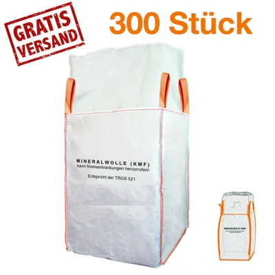 Produktbild von Big-Bag Mineralwolle, 4 Hebeschlaufen, ca. 970 l Füllmenge ca. 970 l