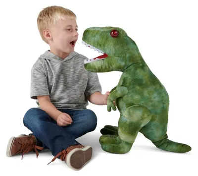 Obrázek produktu pro Plyšový T-Rex - 45 cm - Zvuková hračka - Dinosaurus se zvuky
