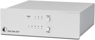 Produktbild von Pro-Ject DAC Box S2 +, USB Typ-B, Toslink, 5 V, 220 - 240 V, 50 Hz, 103 mm