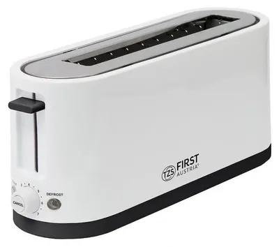 Obrázek produktu pro Toustovač na chléb First Austria FA-5368-4, 900 W, odmrazování, 38 cm, bílá