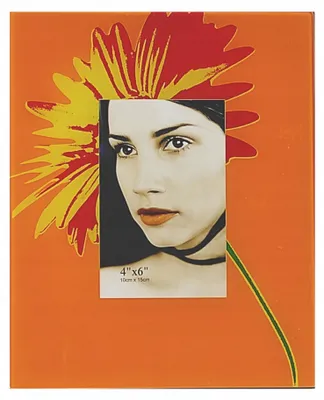 Image de Lotmar K-4053 K Cadre Photo Verre Orange 10x15 cm