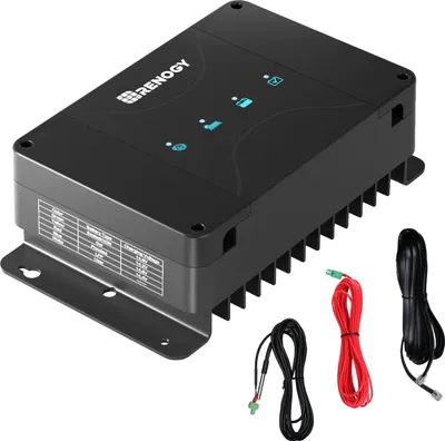 Immagine prodotto di Caricabatterie DC-DC, 12V, corrente di carica 50A, tecnologia MPPT, compatibile con batterie al gel e al litio, dimensioni compatte