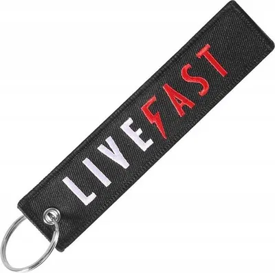 Produktbild von LIVE FAST Schlüsselanhänger Schlüsselanhänger Original Geschenk