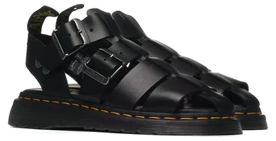 Produktbild von DR. MARTENS GARIN Sandalen Schwarz mit flexibler Sohle und verstellbarem Verschluss
