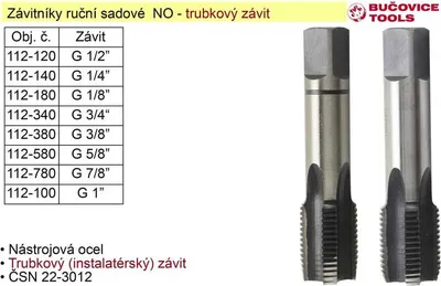 Produktbild von Handgewindebohrer G1" NO Rohrgewinde
