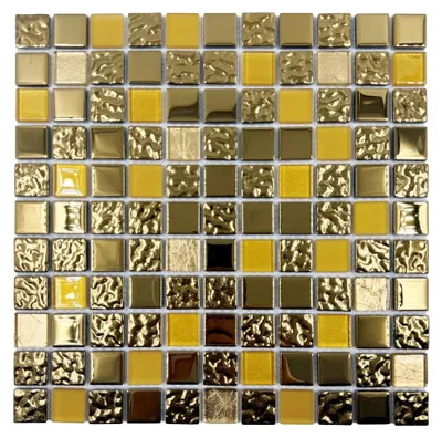 Zdjęcie produktu dla Mozaika Ścienna Rea P14016 Gold