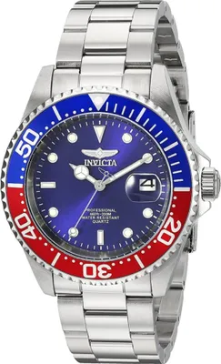 Produktbild von Invicta Pro Diver 24946 Herrenuhr - Quarzwerk - Edelstahl mit blauem Zifferblatt - 40 mm