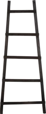 House of Seasons Dekoleiter - L29 x B49 x H119 cm - Pappelholz - Schwarz