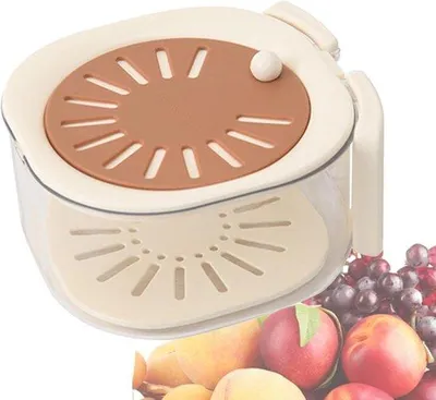 Zdjęcie produktu dla Organiczna miska na ścieki, miska do mycia warzyw, roślinny filtr na zanieczyszczenia, miska na ścieki, praktyczny, wielofunkcyjny pojemnik na żywność do kuchni, na piknik