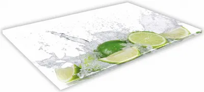 Zdjęcie produktu dla SZKLANA DESKA KUCHENNA 60x30 15d Limonki
