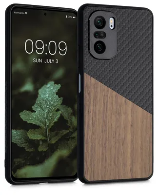 Produktbild von kwmobile Hülle kompatibel mit Xiaomi Mi 11i / Poco F3 - Handyhülle - Handy Schutzhülle - Smartphone Cover - Dunkelbraun