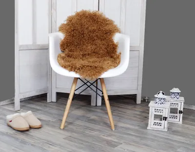 Produktbild von Naturform Tibetlammfell Teppich 100x55cm JAY26 Camel 100cm