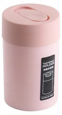 Produktbild von Praktischer verschließbarer Zahnstocherbehälter in Rosa