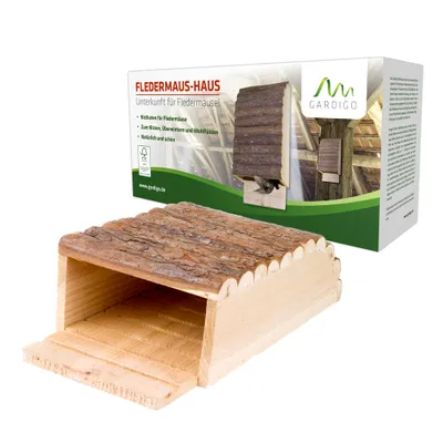 Produktbild von Fledermaushaus 29 x 14 cm aus Rindenholz