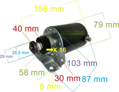 Image de Démarreur pour John Deere AM122337 /AM37352 / AM39137 / LG497595