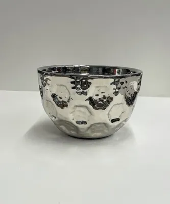 Produktbild von Fink EZ-HONEYCOMB/Windlichtfuß,silber/H.12cm,D.19cm####  159090