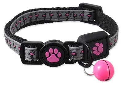 Obrázok produktu pre Obojok CAT reflexný ružový XS 1 ks