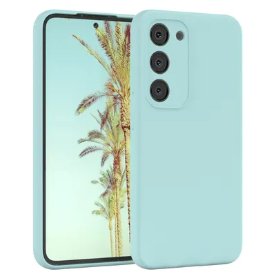 Produktbild von EAZY CASE Silikonhülle für Samsung Galaxy S23  Silikon Backcover Schutz in Grün