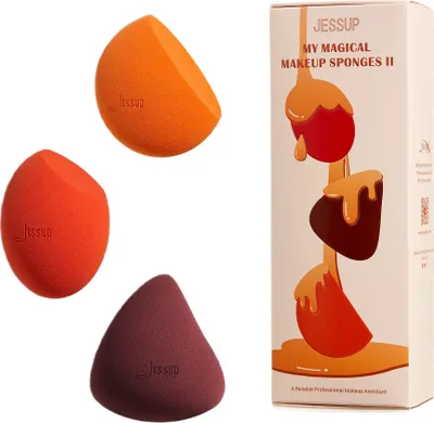 Zdjęcie produktu dla Jessup My Magical Makeup Sponges II gąbeczki do makijażu, 3 sztuki