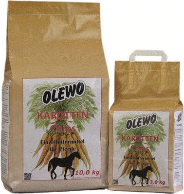 Produktbild von Olewo Karotten - Chips für Pferde 3kg