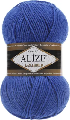 Produktbild von Alize Lanagold Strickgarn 51% Polyacryl 49% Wolle 240m/100g Nadelstärke 4-6mm