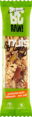 Image de BeRAW ! Nuts&Honey bâton pistache 30 g