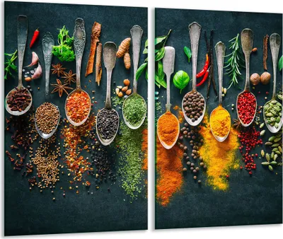 Image de Plaques de recouvrement pour cuisinière 2 pièces 30x52 Couverture de plaque vitrocéramique verre fleurs