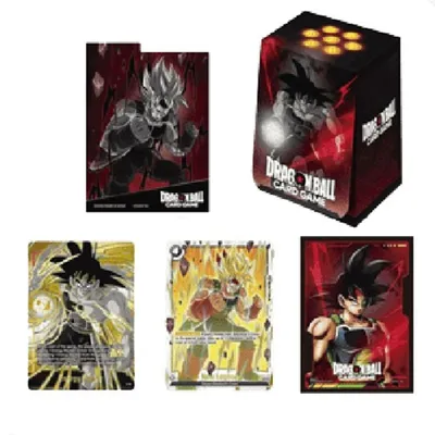 Zdjęcie produktu dla Dragon Ball Super Official Card Case & Card Sleeve Set 01 Bardock