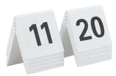 Zdjęcie produktu dla Securit  TN-11-20-WT  Securit Tischnummernset 11 - 20 , weiß, Acryl