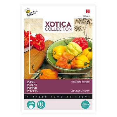 Obrázok produktu pre Buzzy Xotica Pepper Habanero mix semien - cca 0,5 gr | Buzzy_080465