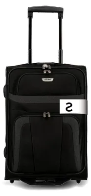Produktbild von Handgepäck Koffer mit 2 Rollen, Reisekoffer klein, Orlando, Klassischer Weichgepäck Trolley im zeitlosen Design, 53 cm, 37 Liter