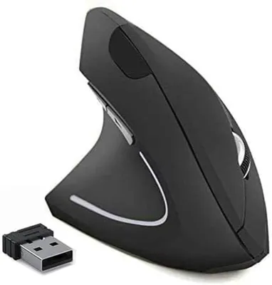 Obrázok produktu pre Ergonomická bezdrôtová myš pre ľavákov, vertikálne DPI 800/1200/1600 Nastaviteľný USB prijímač notebook, PC, notebook