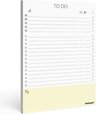 Image de Bloc-notes "À faire", format A5, 52 pages, planificateur hebdomadaire pour l'organisation