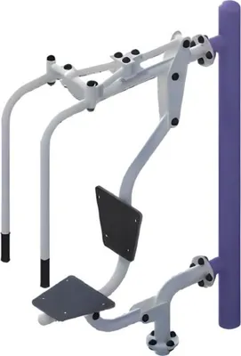 Productafbeelding van Borstdrukapparaat, kabeltrekapparaat, straatfitnessapparaat, latissimus-trekapparaat, pull-up stangen, vlinderapparaat