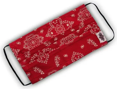 Produktbild von Waschbare Gesichtsmaske in ansprechenden Westerndesign Baumwolle Rot