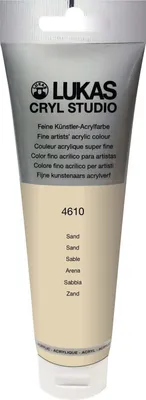 Produktbild von Lukas Cryl Studio Plastic Tube Acrylfarbe Sand 125 ml 1 stk