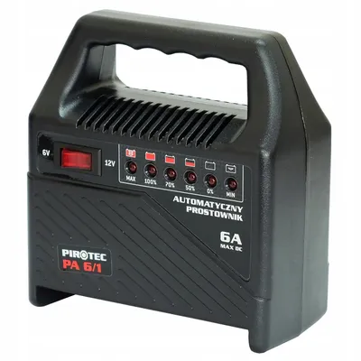 Zdjęcie produktu dla Ładowarka akumulatorów samochodowych 6V 12V 6A