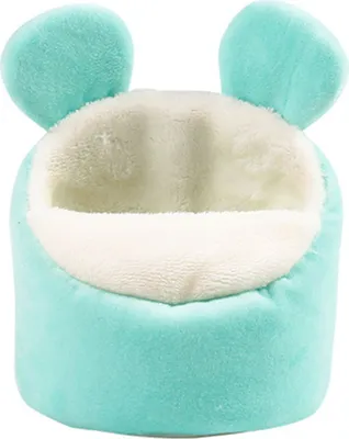 Produktbild von Hamster Kleintiernest Schlafbett Waschbar Lichtecht Weicher Plüsch Winter Warm Meerschweinchen Eichhörnchenhaus