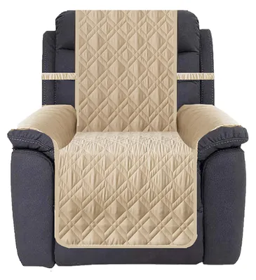 Sesselschoner wasserdicht rutschfest, Beige, 58,4 cm, für Haustiere