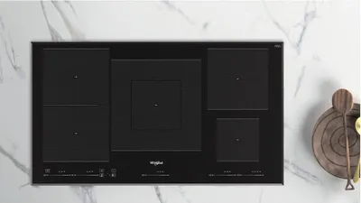 Immagine prodotto di Whirlpool WT 1090 BA Piano Cottura Da Incasso a induzione 90 cm 5 Fornelli Nero