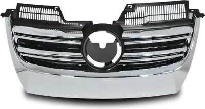 Obrázok produktu pre Mriežka chladiča športová mriežka predná chrómová čierna pre VW Golf 5 V 2003-