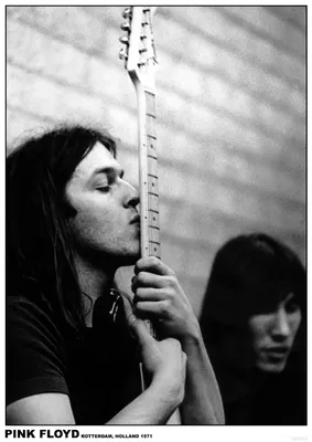 Zdjęcie produktu dla Pink Floyd - ZA KULISAMI, ROTERDAM, HOLANDIA, 1971 - Plakat - 59x84 cm