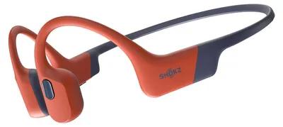 Produktbild von Słuchawki bezprzewodowe kostne Shokz  OpenSwim Pro Red