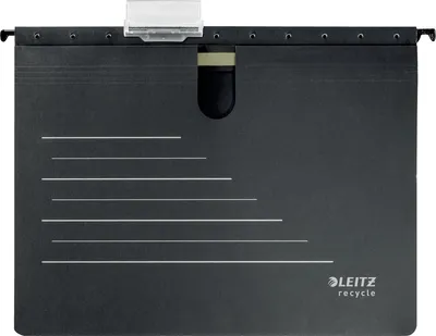 Productafbeelding van LEITZ 19200095 10: LEITZ hangmap ALPHA®, gerecycled karton, zwart