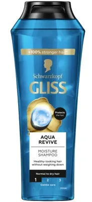 Obrázok produktu pre Schwarzkopf Gliss Aqua Revive, Nawilżający szampon do włosów, 400 ml